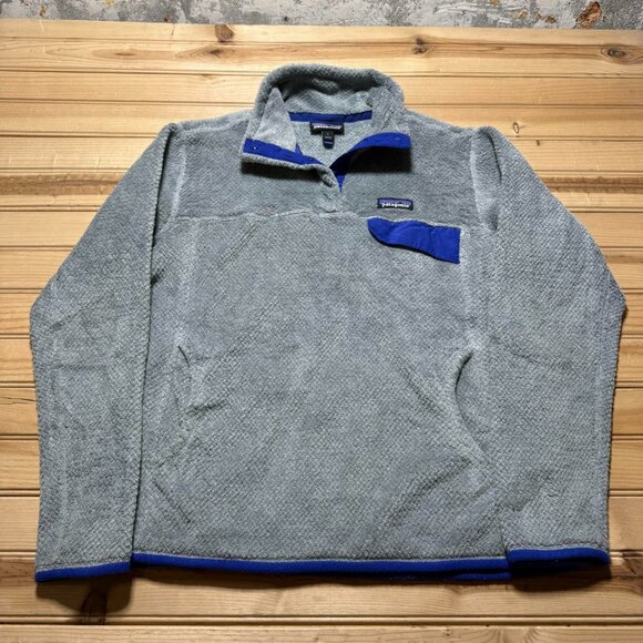 Patagonia Snap-T Mock Neck Fleece Pullover Hiking Gorpcore Jacket Womens - Large - Picture 1 of 12